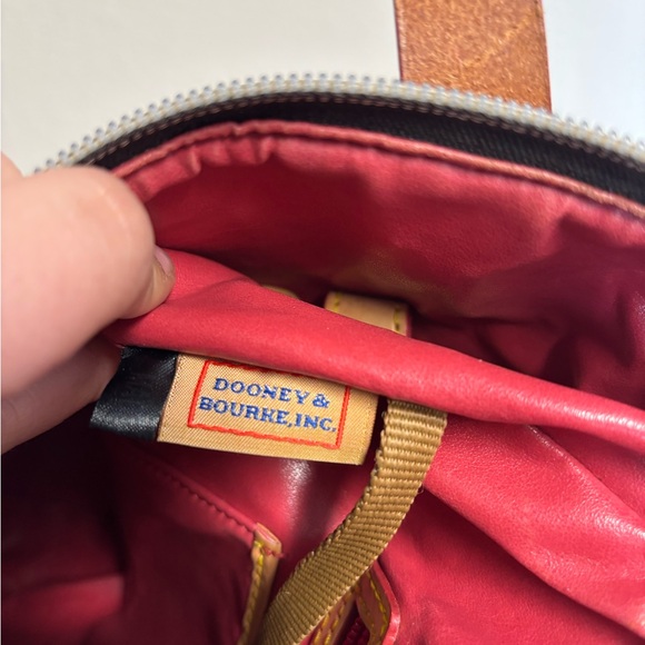 Dooney & Bourke Pink Leather Tote Bag - Picture 5 of 11